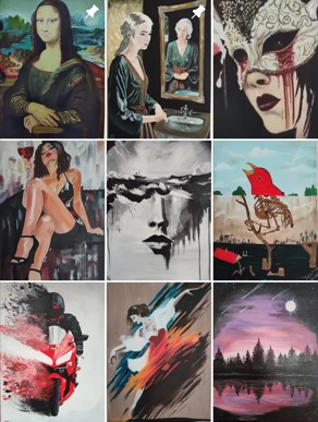 mixed works